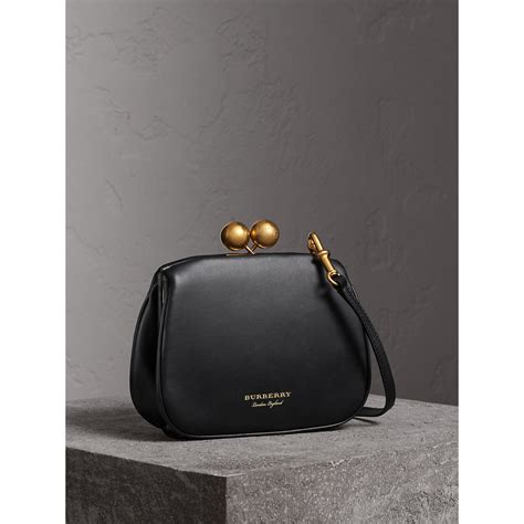 burberry black fabric metal medals|Rose Clutch in Black .